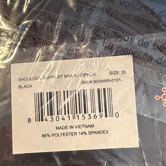 Tommie Copper Shoulder Support Bra XL - Picture 2 of 3